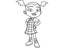 Free Printable Disney Junior Vampirina Coloring Pages for Kids